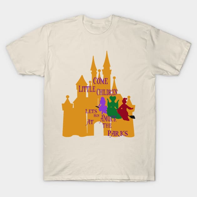 Come Little Children Lets Run Amuck T-Shirt by magicmirror